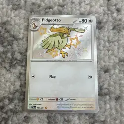 Pokemon TCG Scarlet & Violet Paldean Fates Pidgeotto Holo 197/091 - Image 1