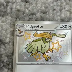 Pokemon TCG Scarlet & Violet Paldean Fates Pidgeotto Holo 197/091 - Image 2
