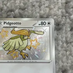 Pokemon TCG Scarlet & Violet Paldean Fates Pidgeotto Holo 197/091 - Image 3