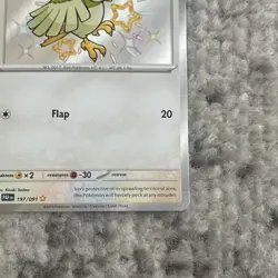 Pokemon TCG Scarlet & Violet Paldean Fates Pidgeotto Holo 197/091 - Image 4