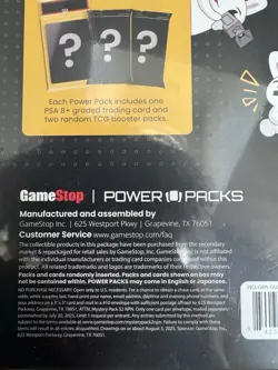 GameStop Power Pack Series 2 - PSA Slab & 2 Booster Booster Packs FACTORY SEALED - Image 5