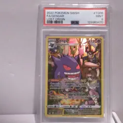 Pokemon SWSH Lost Origin Gengar TG06/TG30 Full Art Holo PSA 9 2022 - Image 1
