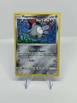 Magnemite Holofoil Pokemon TCG Mcdonald's Promo 2018 8/12 Confetti Holo - Image 1