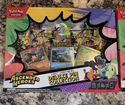 Pokemon TCG Ascended Heroes First Partners Deluxe Pin Collection - Lot of 2 - Image 3