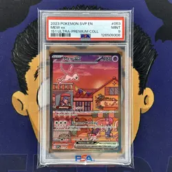 PSA 9 MINT 2023 Pokemon 151 Ultra Premium Collection MEW EX #053 Full Art - Image 2
