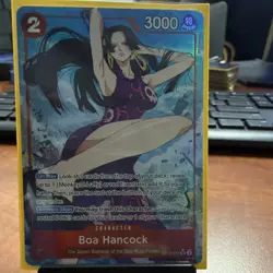 Boa Hancock OP12-014 SR Alternate Art Legacy Master One Piece CCG Foil Namco - Image 1
