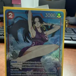 Boa Hancock OP12-014 SR Alternate Art Legacy Master One Piece CCG Foil Namco - Image 2