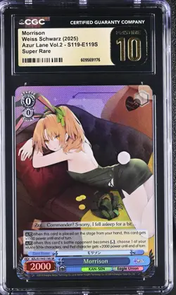 Weiss GRADED Morrison E119S Azur Lane 2 SR PRISTINE 10 CGC - Image 1