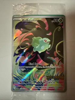 Bulbasaur 133/132 Mega Evolution Sealed Promo Stamped IR Pokemon Card - Image 1