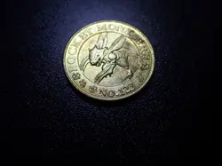 Pokemon Card Banpresto Promo Metal Gold Coin Scyther #6361 PLAY - Image 4