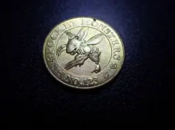 Pokemon Card Banpresto Promo Metal Gold Coin Scyther #6362 PLAY - Image 5