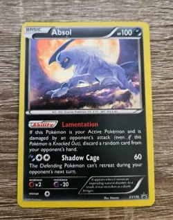 Pokemon card - Absol XY178 Black Star Promo 2016- Cosmos Holo- Blood Moon - Image 1
