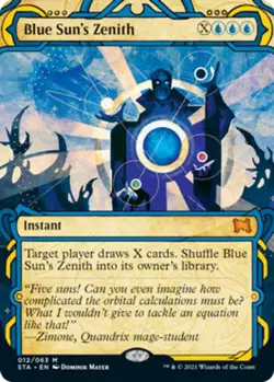 Blue Sun's Zenith NM, English MTG Strixhaven School Of Mages - Image 1