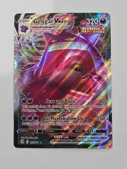 2021 Pokemon Gengar VMAX Gigantamax 157/264 Full Art Fusion Strike TCG Card - Image 1