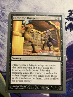 MTG Unhinged Enter The Dungeon Black Rare (#53) Unplayed Excellent - NM Cond - Image 1