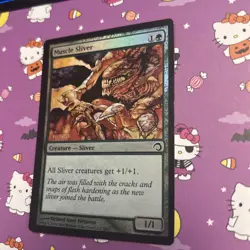 Magic MTG Premium Deck Series: Slivers Muscle Sliver #9/41 Foil TCG CCG - Image 2