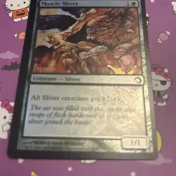 Magic MTG Premium Deck Series: Slivers Muscle Sliver #9/41 Foil TCG CCG - Image 5