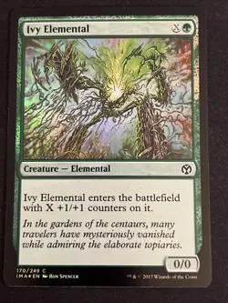 1x Foil Ivy Elemental (170) Iconic Masters LP MTG Magic the Gathering x1 MKE - Image 1