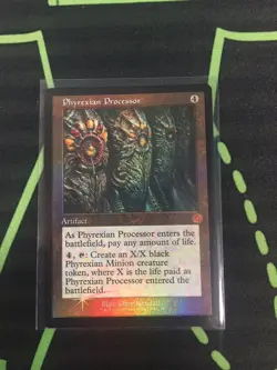 MTG Magic The Gathering Phyrexian Processor Foil Retro Frame Artifact Commander - Image 1