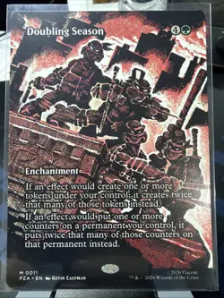 Doubling Season Borderless Teenage Mutant Ninja Turtles Source Material Regular - Image 1