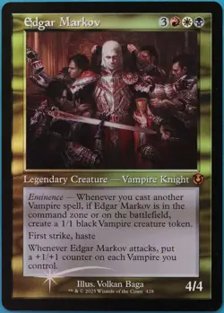 Edgar Markov (Retro Frame) FOIL Innistrad Remastered NM (514690) ABUGames - Image 1