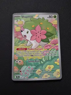 Pokemon TCG Destined Rivals Shaymin 185/182 NM - Image 1