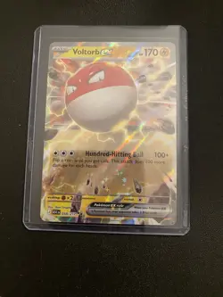 Pokemon Voltorb ex 058/217 Ascended Heroes Double Rare Card w/ Top Loader - Image 1