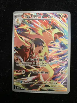 Pokemon Ethan's Typhlosion Illustration Rare Full Art Holo Card 190/182 Sv10 - Image 1