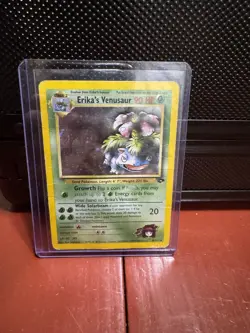 Pokemon TCG Erika's Venusaur Gym Challenge 4 Holo Unlimited Rare HP/DMG - Image 1