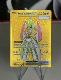 Iron Valiant ex - 261/182 - Hyper Rare NM-Mint Pokemon SV04 - Paradox Rift - Image 1