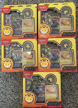 Pokemon Day 2026 Collection Sealed Box Pikachu Promo Coin Lot of 5 !!! - Image 1