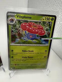 Oddish Gloom Vileplume COSMO HOLO New Phantasmal Flames Master Set Pokemon TCG - Image 3