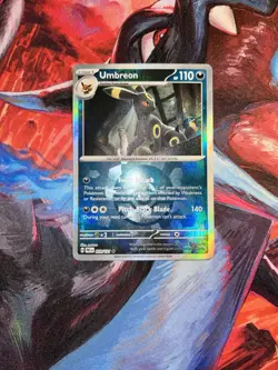 Pokemon Umbreon Poke Ball Pattern 059/131 Prismatic Evolutions Light Play - Image 1