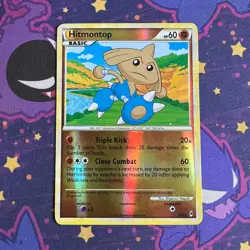 Hitmontop 8/95 Reverse Holo Rare Pokemon 2011 B&W Call of Legends LP - Image 1