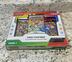 Pokemon First Partner Illustration Collection Sealed Box with 2 Booster Packs - Image 3