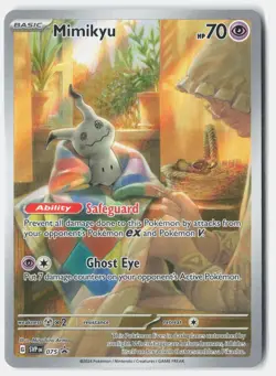 Mimikyu 075 Holo Promo Scarlet & Violet Promo Pokemon Holo NM - Image 1