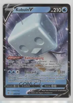 Eiscue V German Pokemon Sword & Shield Rebel Clash #055 - Image 1