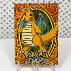 1999 Pokemon Topps Dragonite #149 E12 of 12 Topps Blue Label MP - Image 1