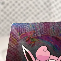 Wigglytuff #40 Topps Pokemon 1999 TV Animation Edition Blue Label FOIL LP - Image 2