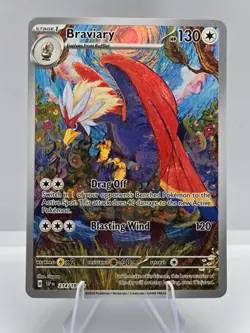 Braviary 214/191 Illustration Rare Surging Sparks Pokemon NM - Image 1