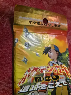 🔥🔥🔥 BAD CONDITION Pokemon Neo Discovery – Crossing The Ruins Booster Pack - Image 4