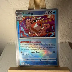 Seaking 21/131 Prismatic Evolutions Masterball Holo Pokemon TCG - Image 2