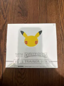 Pokemon TCG: 25th Anniversary Celebrations Elite Trainer Box (2021) 820650809439 - Image 1