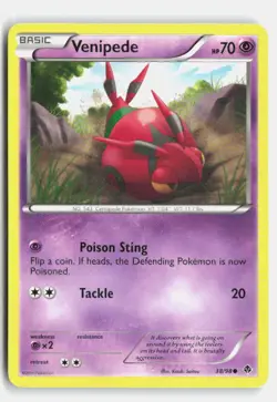 Venipede 38/98 Emerging Powers Common Pokemon MP - Image 1