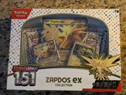 Pokemon 151 Zapdos EX Collection Box Sealed Scarlet & Violet 151 - Image 1