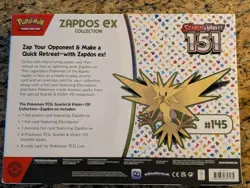 Pokemon 151 Zapdos EX Collection Box Sealed Scarlet & Violet 151 - Image 2