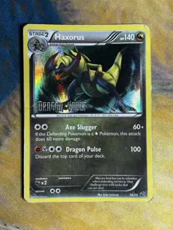 Haxorus 16/20 Dragon Vault Stamped Promo Holo Rare Blister Exclusive Pokemon HP - Image 2