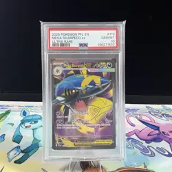 PSA 10 Mega Sharpedo ex #113 Ultra Rare Pokemon GEM MINT - Image 1