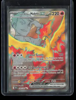 Team Rocket's Moltres ex #208 Pokemon Destined Rivals - Image 1