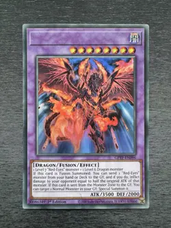 YuGiOh! Meteor Black Comet Dragon GFTP - Error Misprint No Name No Imprint NM - Image 2